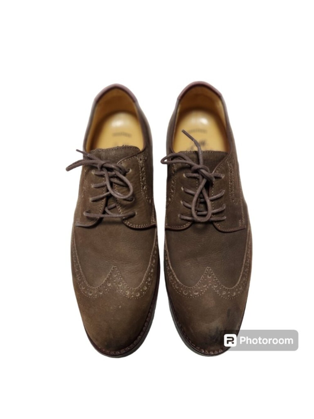 Johnston & Murphy 1850 Sheepskin men's loafers suede size 8.5 US